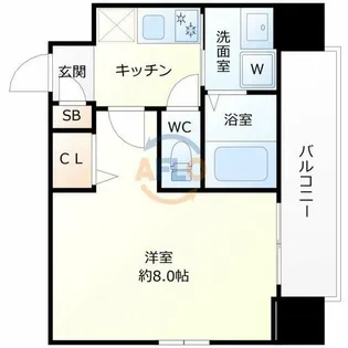 S-FORT福島Libre【2階】の間取り