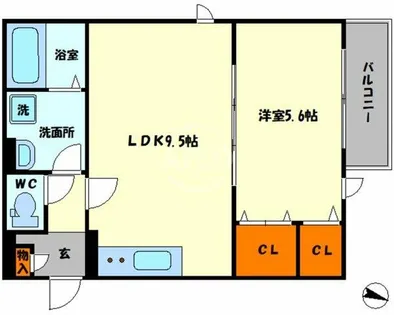 Hilo Nishikujo【3階】の間取り
