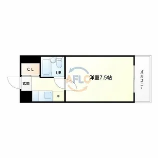ハイツ丸利【1階】の間取り