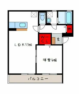セジュール ピア【1階】の間取り