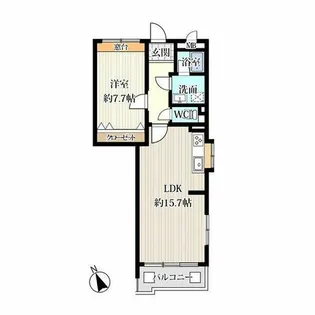 TF215雪見【1階】の間取り