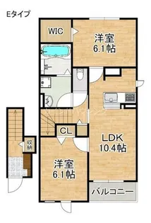 アムール日根野【2階】の間取り