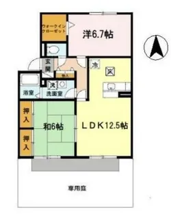 コンフォート春日【1階】の間取り