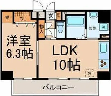 グランド・ノーザンクロス【4階】の間取り