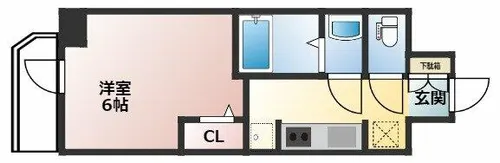 S-RESIDENCE都島Lux【3階】の間取り