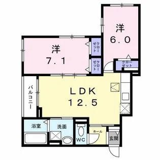マヨール御舟町【3階】の間取り