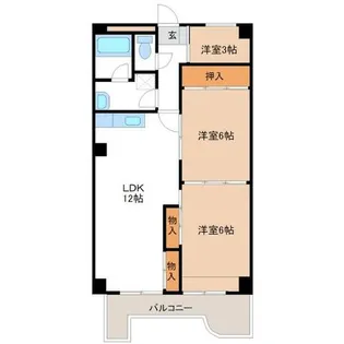 第2大嶽ビル【8階】の間取り