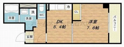 ソレアード昼ヶ丘【7階】の間取り