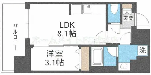 C.COLORⅢ【2階】の間取り