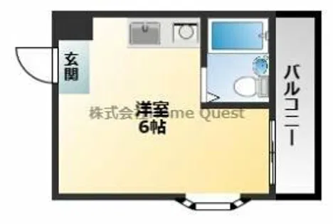 メゾン小若江【3階】の間取り