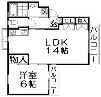 ヴィレ・ロワイヤル【3階】の間取り