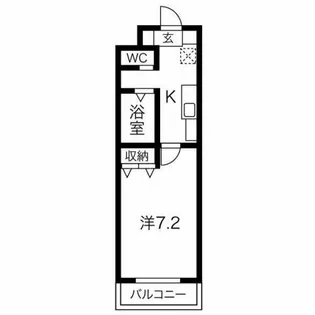 A・City中川【5階】の間取り