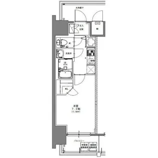 S-RESIDENCE浅間町駅前axial【4階】の間取り