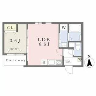 大旺スクエア【3階】の間取り