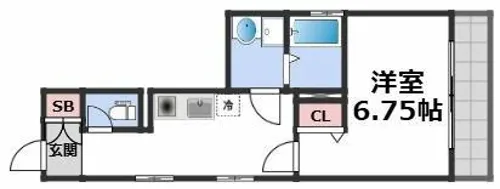 OrientCity林寺【1階】の間取り