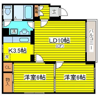 ブラボー1715【1階】の間取り