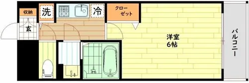 スワンズシティ大阪城ノース【3階】の間取り