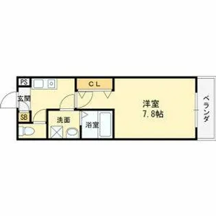 ジーメゾン高石加茂【302号室】の間取り