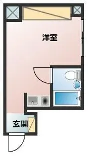 ピュア立花【1階】の間取り