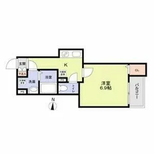 Mirage 武庫川【2階】の間取り