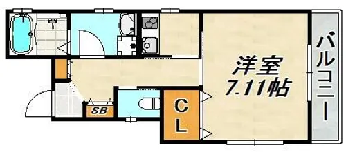 KARIN若松町【1階】の間取り
