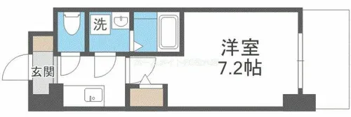 エスリードレジデンス大阪谷町ザ・マークス【4階】の間取り