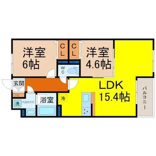 エクスリブリス【1階】の間取り