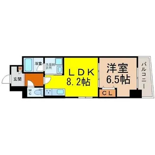 リップルズ【8階】の間取り