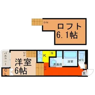 Soleado(ソレアード)【1階】の間取り