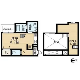 アーティ山王【1階】の間取り