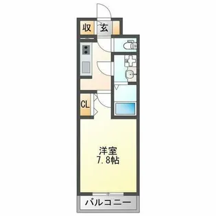 サムティ大阪WESTグランジール【5階】の間取り