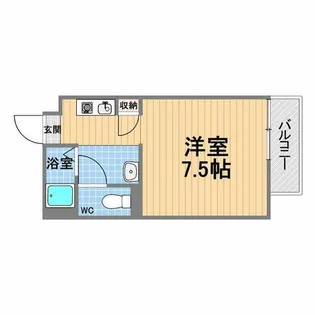 クラシス甲子園【2階】の間取り