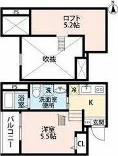 Kレジデンス名駅(ケーレジデンスメイエキ)【2階】の間取り