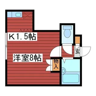 ジョインタービル【207号室】の間取り