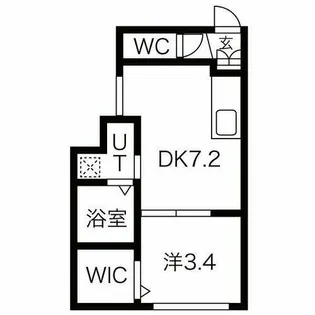 FORTUNA琴似【302号室】の間取り