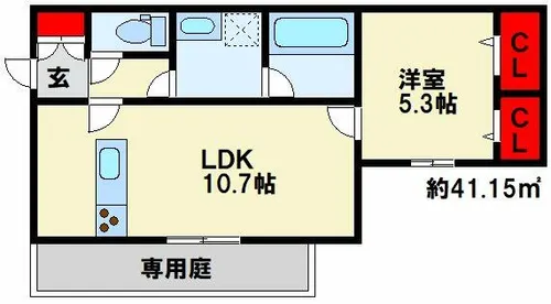 イゾラ【1階】の間取り