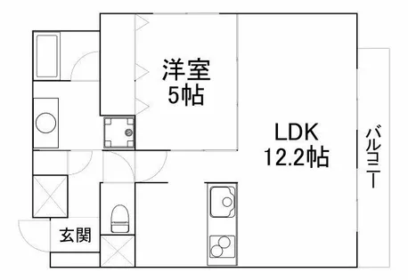 サージュ天王寺【8階】の間取り
