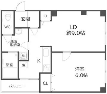 大成マンション【3階】の間取り