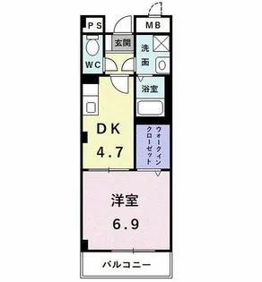 ソレアードスール【3階】の間取り