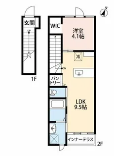 Mont bell【202号室】の間取り