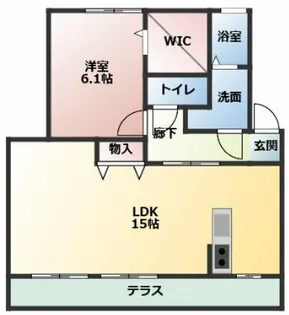 エントピア【1階】の間取り