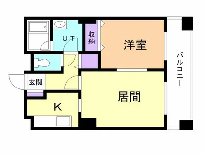 サンヴェール中央【502号室】の間取り