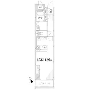 キャッスルコート龍野町Ⅱ【3階】の間取り