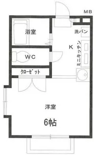 エステートピアミナト【2階】の間取り