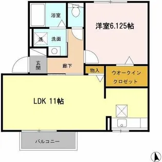 アネックスBANNO【1階】の間取り