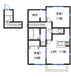 セイカーサ【2階】の間取り