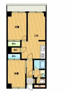 ユトリロ下地 3【6階】の間取り