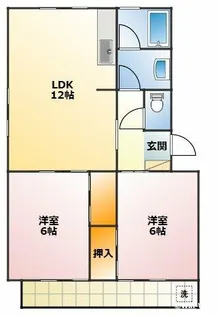 ハイツ明和 A【105号室】の間取り