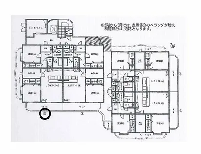 プランドール FIVE【403号室】の間取り