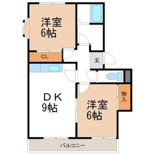 ダイアローグB棟【202号室】の間取り